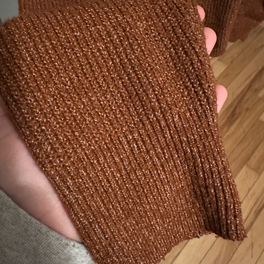 Brown Half-Zip Sweater - Picture 3 of 6